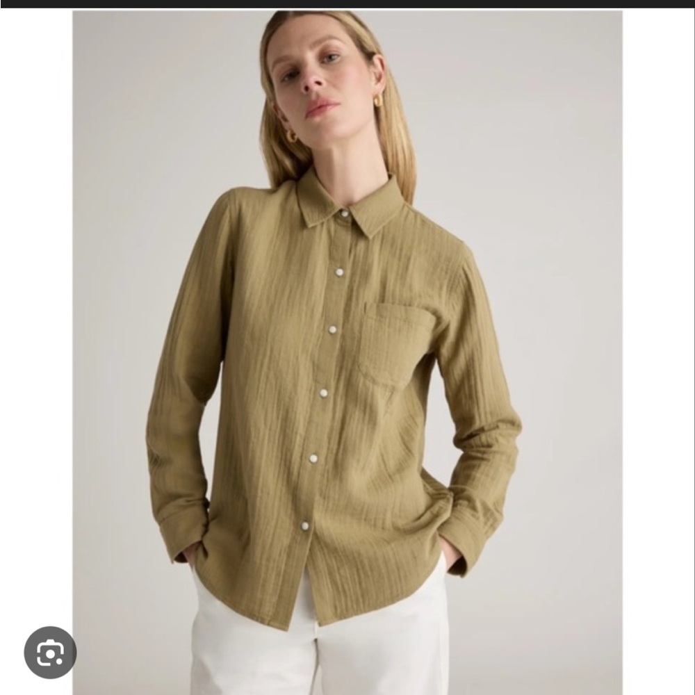 Quince Organic Cotton Gauze Top